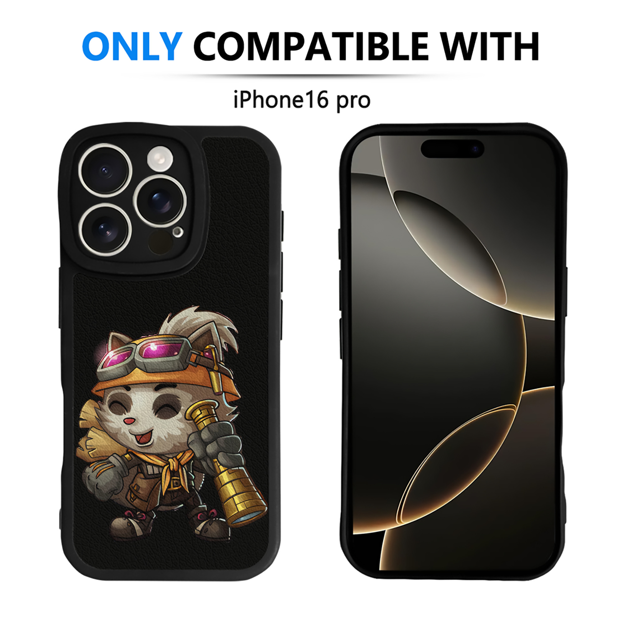 リーグ・オブ・レジェンド League of Legends LOL 【iPhone 16シリーズ対応】シリコンスマホケース（レザー調） 材質：シリコン
